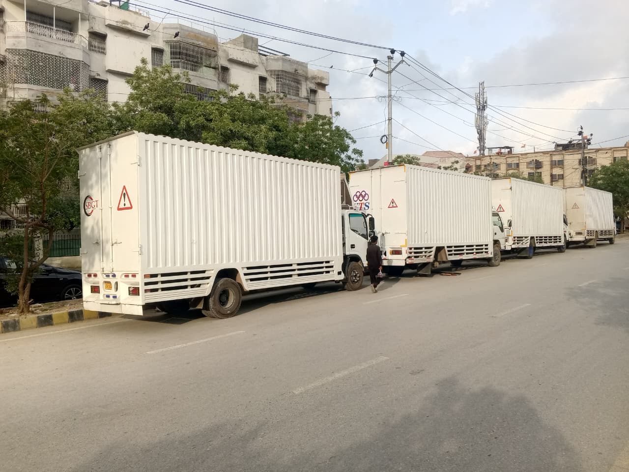 Shahzaib Brothers goods transport truck on highway